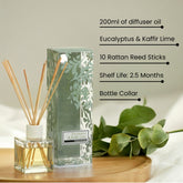 Rosemoore Eucalyptus and kaffir Lime Scented Reed Diffuser 200 ml